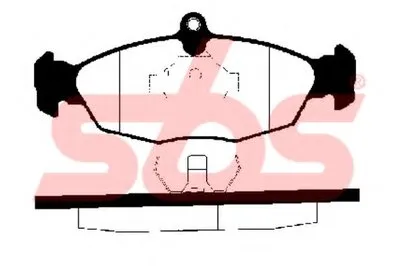Комплект тормозных колодок, дисковый тормоз sbs купить