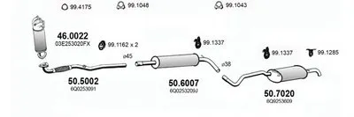 Система выпуска ОГ ASSO купить