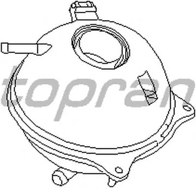 Компенсационный бак, охлаждающая жидкость TOPRAN купить