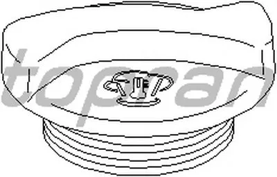 Крышка, резервуар охлаждающей жидкости TOPRAN купить