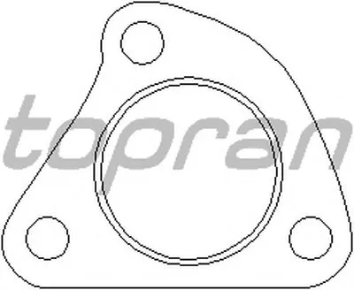 Прокладка, труба выхлопного газа TOPRAN купить