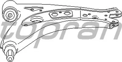 Рычаг независимой подвески колеса, подвеска колеса TOPRAN купить