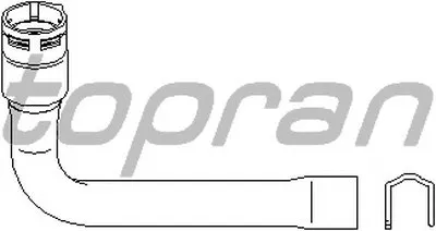 Шланг радиатора TOPRAN купить