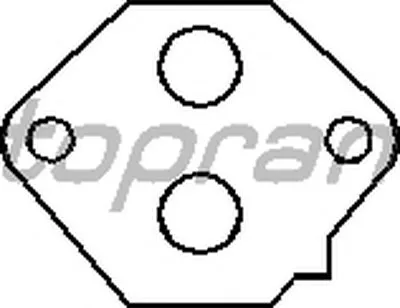 Прокладка, поворотная заслонка - подвод воздуха TOPRAN купить