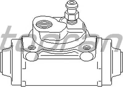 Колесный тормозной цилиндр TOPRAN купить