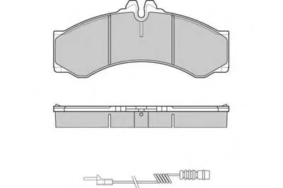 Комплект тормозных колодок, дисковый тормоз E.T.F. купить