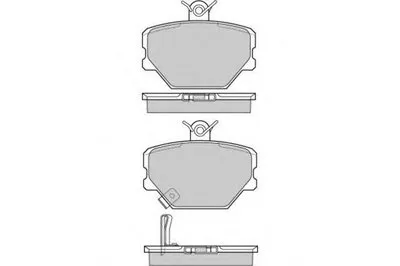 Комплект тормозных колодок, дисковый тормоз E.T.F. купить
