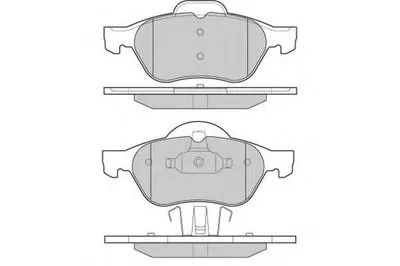Комплект тормозных колодок, дисковый тормоз E.T.F. купить