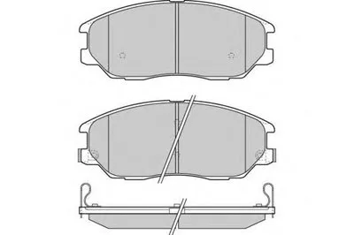 Комплект тормозных колодок, дисковый тормоз E.T.F. купить