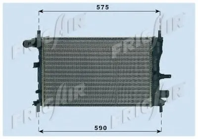 Радиатор, охлаждение двигателя FRIGAIR купить
