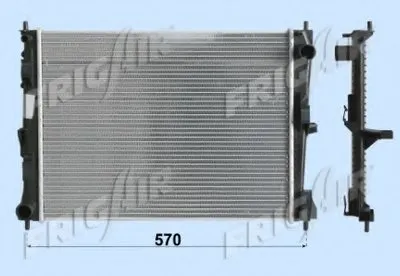 Радиатор, охлаждение двигателя FRIGAIR купить