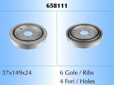 Ременный шкив, коленчатый вал MALÒ купить
