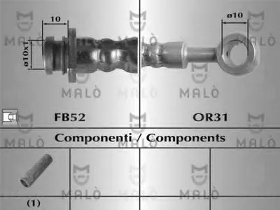 Тормозной шланг MALÒ купить