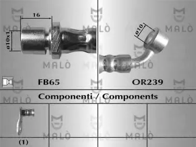 Тормозной шланг MALÒ купить
