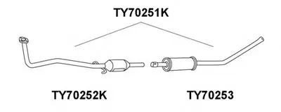 Предглушитель выхлопных газов VENEPORTE купить