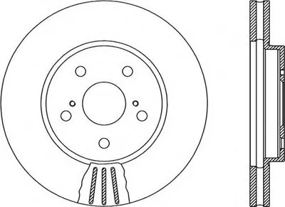 Тормозной диск ADAPTIVE OPEN PARTS купить