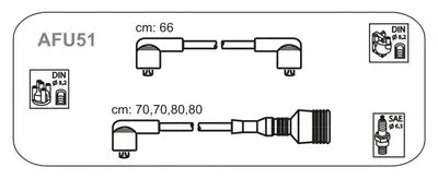 Комплект проводов зажигания JANMOR купить