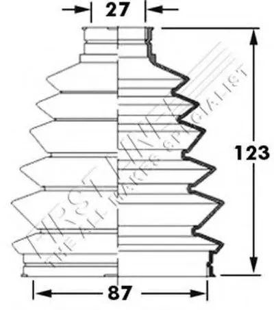 Пыльник, приводной вал FIRST LINE купить
