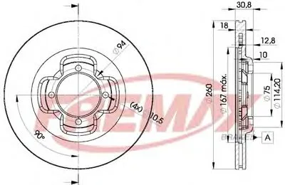 Тормозной диск Premium Carbon + FREMAX купить