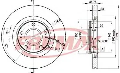 Тормозной диск Premium Carbon + FREMAX купить