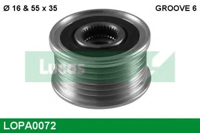 Механизм свободного хода генератора LUCAS ENGINE DRIVE купить