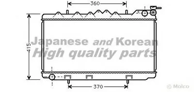 Радиатор, охлаждение двигателя ASHUKI купить