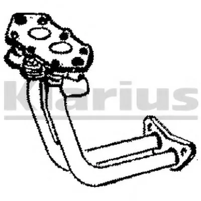 Труба выхлопного газа KLARIUS купить
