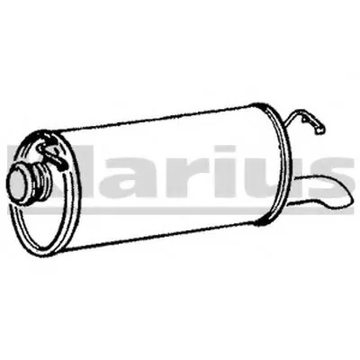 Глушитель выхлопных газов конечный KLARIUS купить