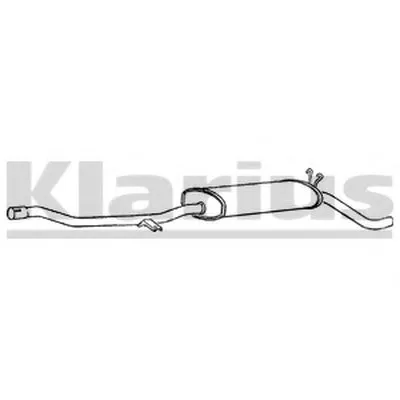 Глушитель выхлопных газов конечный KLARIUS купить