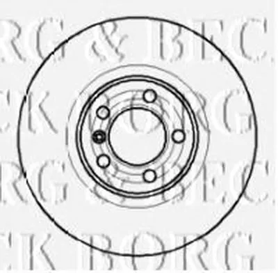 Тормозной диск BORG & BECK купить