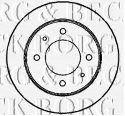 Тормозной диск BORG & BECK купить