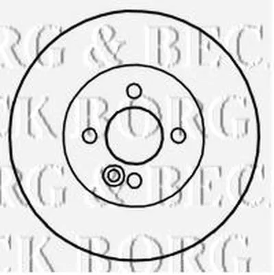 Тормозной диск BORG & BECK купить