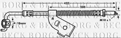 Тормозной шланг BORG & BECK купить