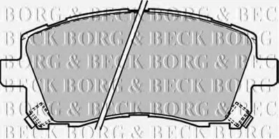 Комплект тормозных колодок, дисковый тормоз BORG & BECK купить
