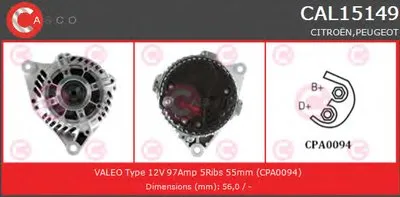 Генератор BRAND NEW SERIES CASCO купить