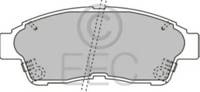 Комплект тормозных колодок, дисковый тормоз EEC купить