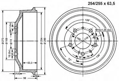 Тормозной барабан VEMA купить