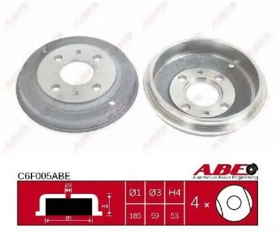 Тормозной барабан ABE купить