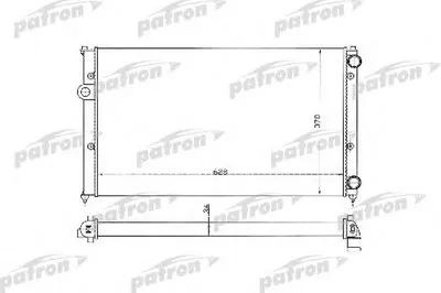 Радиатор, охлаждение двигателя PATRON купить