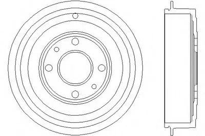 Тормозной барабан HELLA PAGID купить