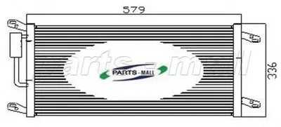 Конденсатор, кондиционер PARTS-MALL купить