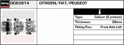 Тормозной суппорт Remanufactured REMY (Multiline) DELCO REMY купить