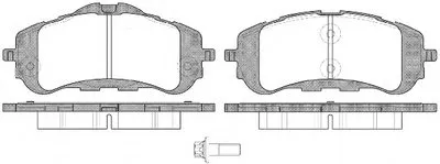 Комплект тормозных колодок, дисковый тормоз REMSA купить