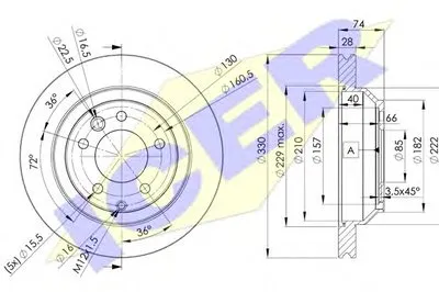 Тормозной диск ICER купить