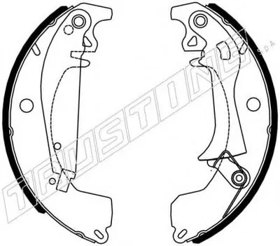Комплект тормозных колодок TRUSTING купить