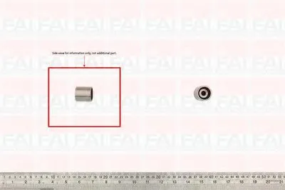 Паразитный / Ведущий ролик, зубчатый ремень FAI AutoParts купить