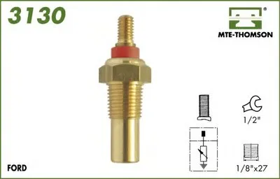 Датчик, температура охлаждающей жидкости; Датчик, температура охлаждающей жидкости; Датчик, температура охлаждающей жидкости MTE-THOMSON купить