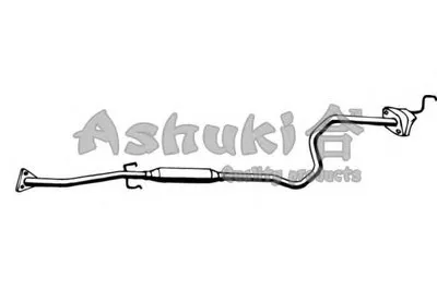 Средний глушитель выхлопных газов ASHUKI купить