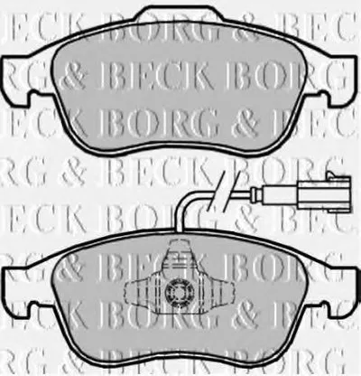 Комплект тормозных колодок, дисковый тормоз BORG & BECK купить