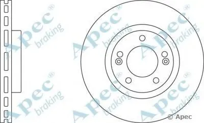 Тормозной диск APEC braking купить